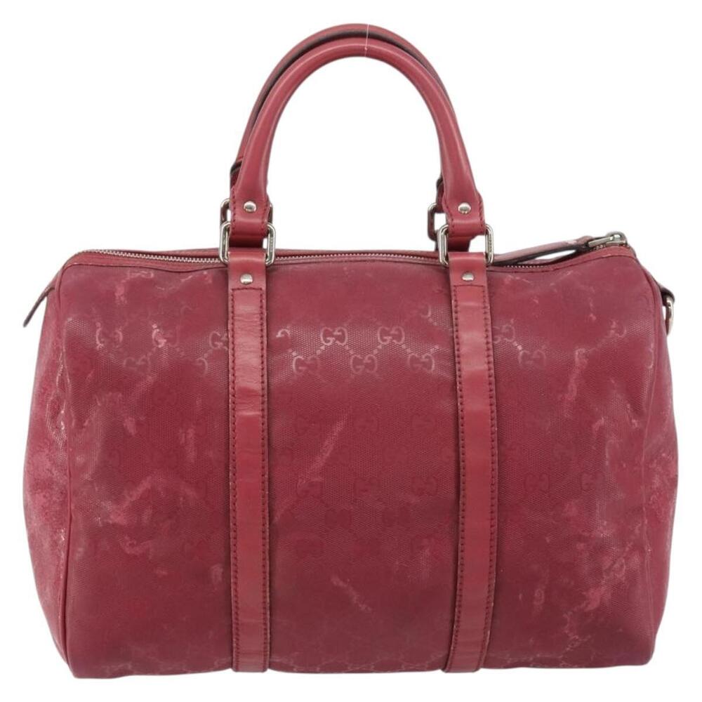 GUCCI GG Implementation Boston Bag PVC Silver Pink 193603 Auth 160604 - Picture 2 of 16